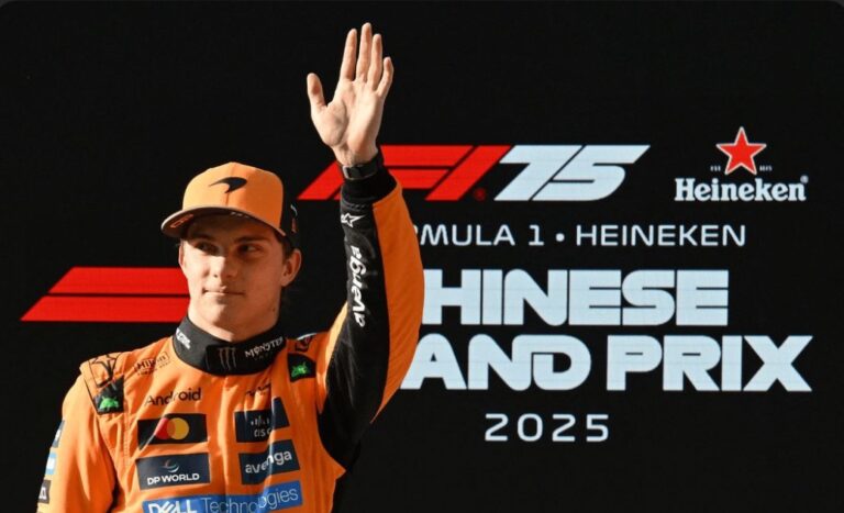 Piastri mène la pole position du Grand Prix de Chine
