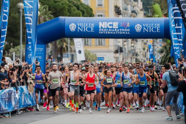 participants au 33e Semi-Marathon International de Nice : une édition historique à tous points de vue