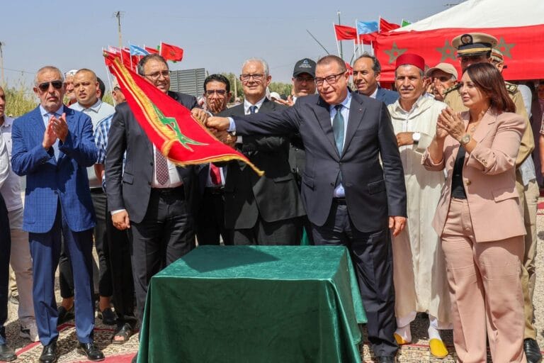Beni Mellal – Lancement du projet de modernisation de la route nationale n°8 à l’occasion de la fête du Trône