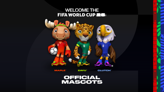 Les mascottes officielles de la Coupe du Monde de la FIFA 2026™ ont été révélées : Maple, Zayu et Clutch