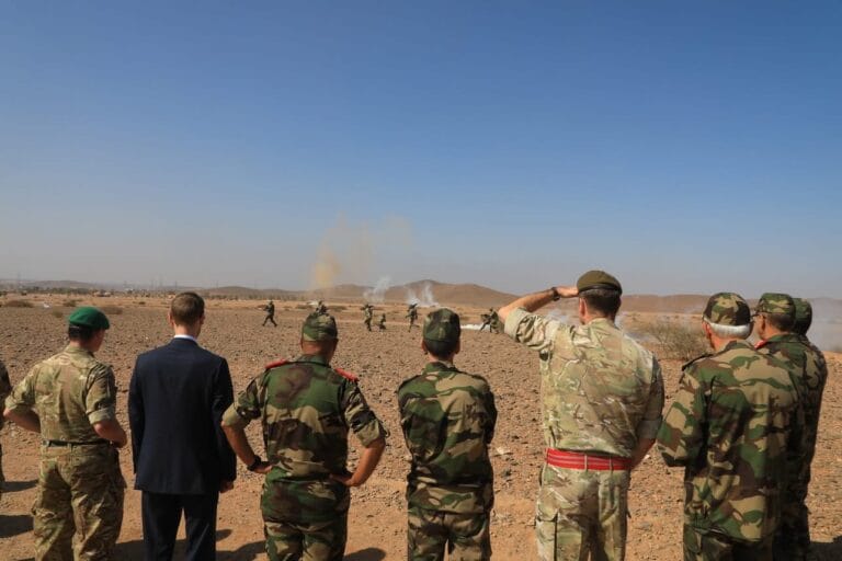 Entraînement maroco-britannique à Marrakech dans le cadre de l’exercice « Sahara Mountain 2025
